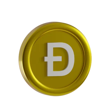 Doge Coin  3D Icon