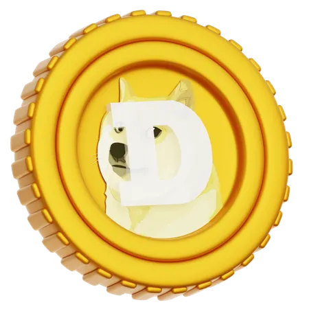 Doge Coin  3D Icon