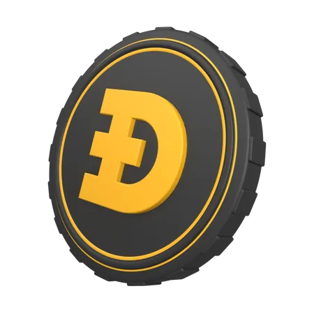 Doge Coin  3D Illustration