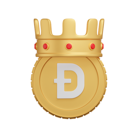 Doge Crown  3D Icon