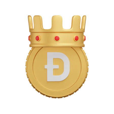 Doge Crown  3D Icon