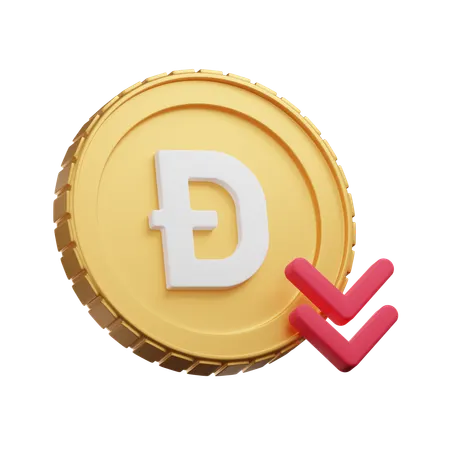 Doge Down  3D Icon