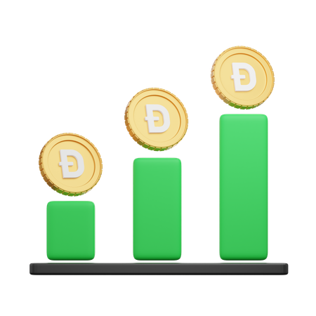 Doge Graph  3D Icon