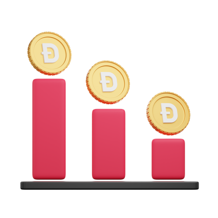 Doge Graph  3D Icon