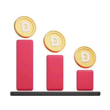 Doge Graph  3D Icon