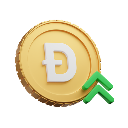 Doge Growth  3D Icon
