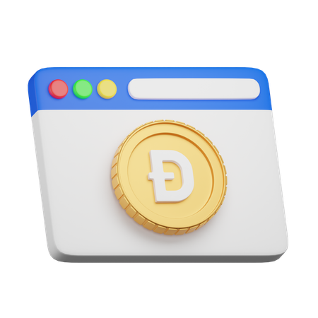 Doge Website  3D Icon