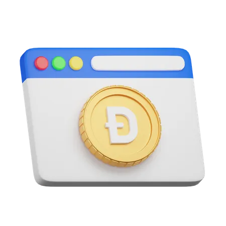 Doge Website  3D Icon