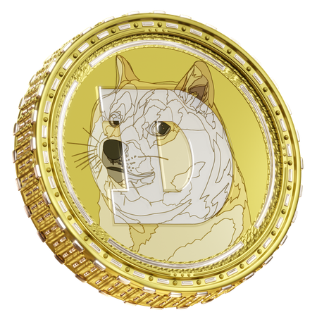 Dogecoin  3D Icon