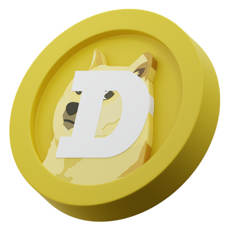 Dogecoin  3D Icon