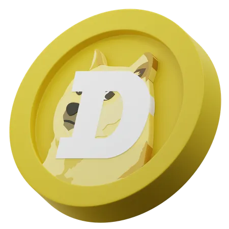 Dogecoin  3D Icon