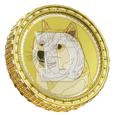 Dogecoin  3D Icon