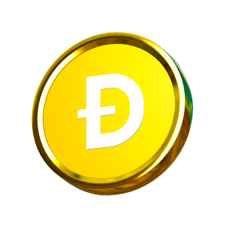 Dogecoin  3D Icon