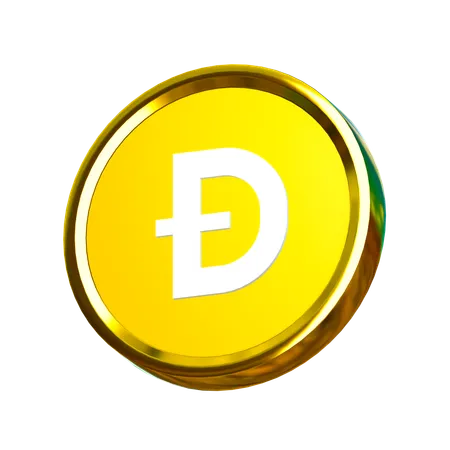 Dogecoin  3D Icon