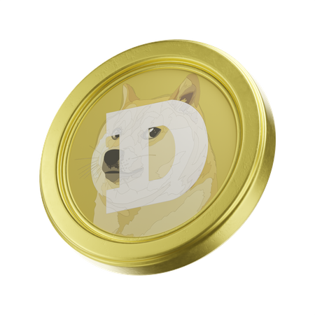 Dogecoin  3D Icon