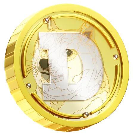 Dogecoin  3D Icon