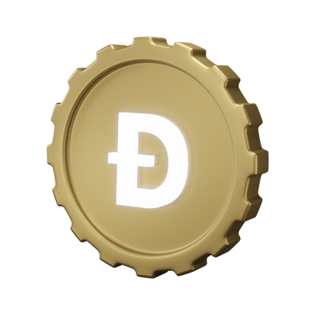 Dogecoin  3D Icon