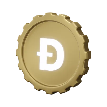 Dogecoin  3D Icon