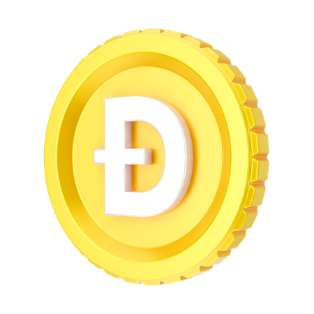 Dogecoin  3D Icon