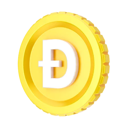 Dogecoin  3D Icon