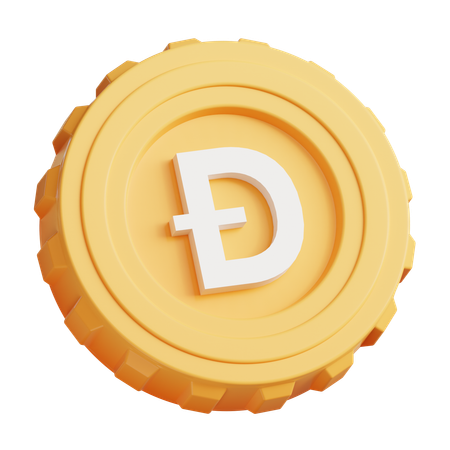Dogecoin  3D Icon