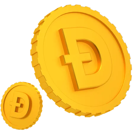 Dogecoin  3D Icon