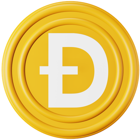 Dogecoin  3D Icon