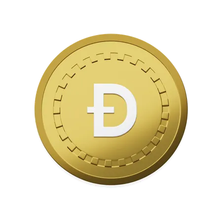 Dogecoin  3D Icon