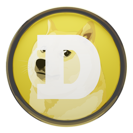 Dogecoin  3D Icon