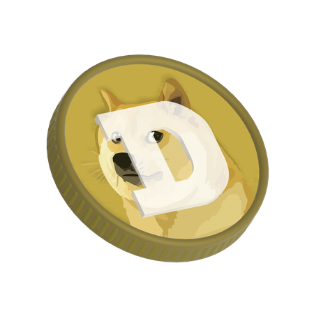 Dogecoin  3D Icon
