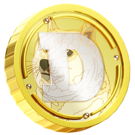 Dogecoin  3D Icon