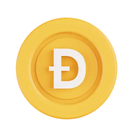 Dogecoin  3D Illustration