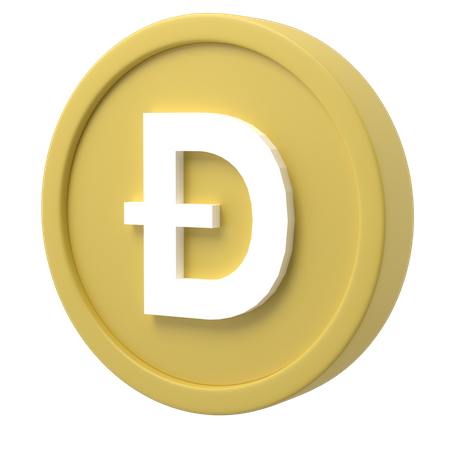 Dogecoin  3D Illustration