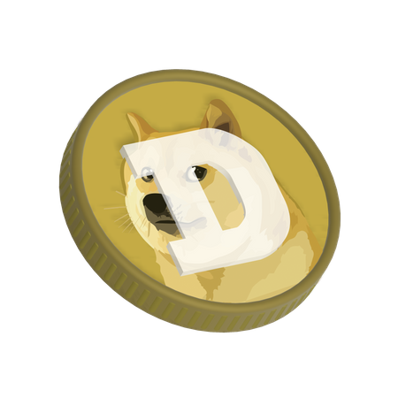 Dogecoin  3D Icon