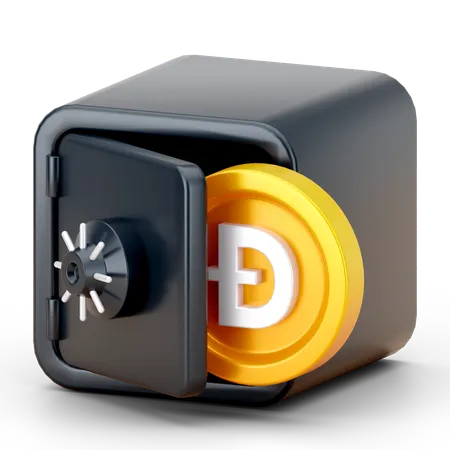 Épargne dogecoin  3D Icon