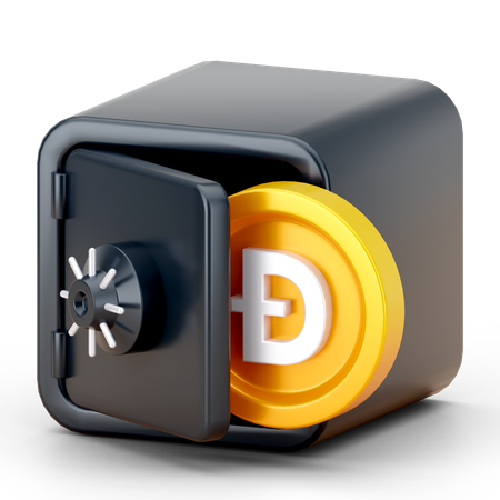 Dogecoin-Ersparnisse  3D Icon