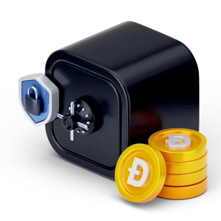 Dogecoin-Ersparnisse  3D Icon