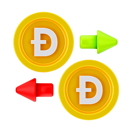 Dogecoin Exchange  3D Icon