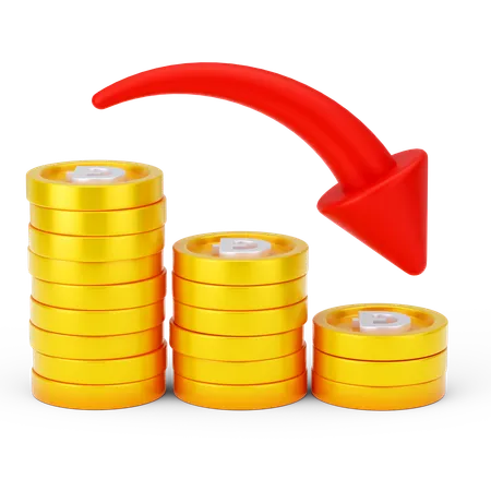 Dogecoin Loss  3D Icon