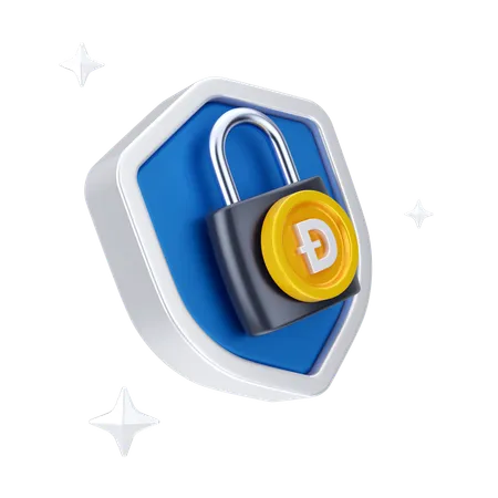 Sécurité du Dogecoin  3D Icon