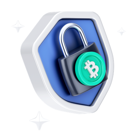 Dogecoin Security  3D Icon