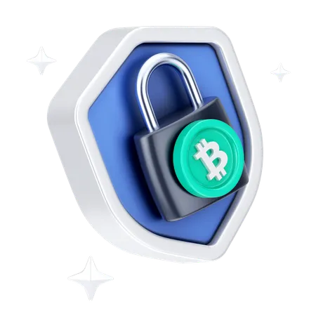 Dogecoin Security  3D Icon