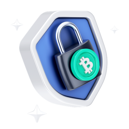 Dogecoin Security  3D Icon