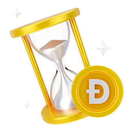 Dogecoin-Timer  3D Icon