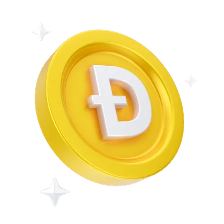 Dogecoins  3D Icon