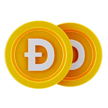 Dogecoins  3D Icon