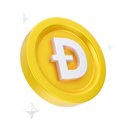 Dogecoins  3D Icon