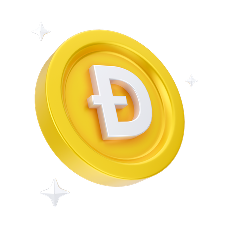 Dogecoins  3D Icon