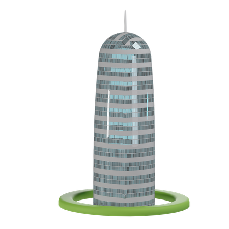 Doha Tower  3D Icon