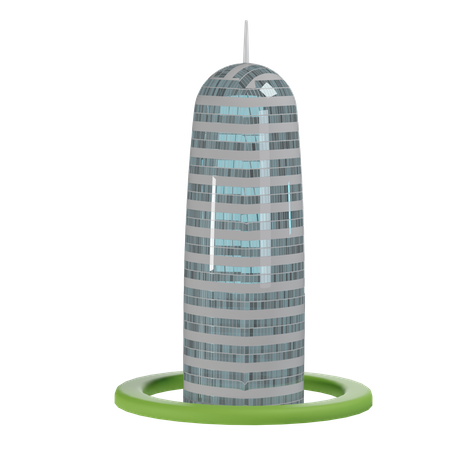 Doha Tower 3D Icon